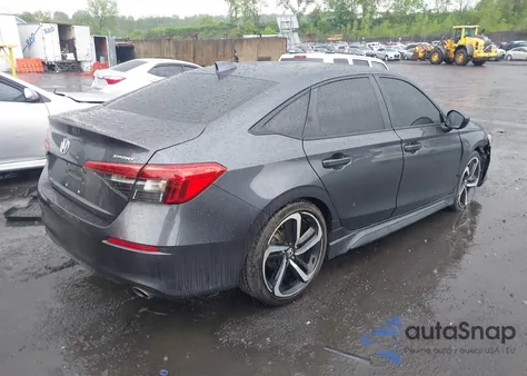 2022 Honda Civic Sport z USA, uszkodzony, nr VIN 2HGFE2F52NH521686